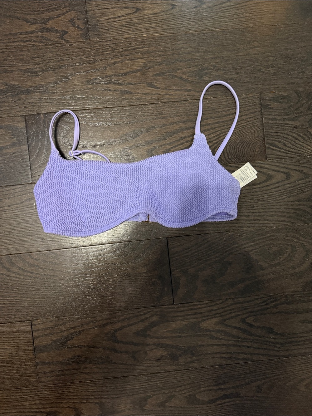 Hollister Lavender Textured Bralette - Women Intimates & Sleepwear